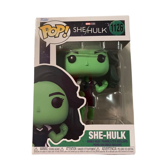 FREE WITH ANY PURCHASE. Funko Pop - She-Hulk #1126 - Picture 2 of 7